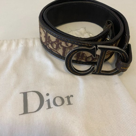 Christian Dior Trotter Monogram Belt - Picture 1 of 5